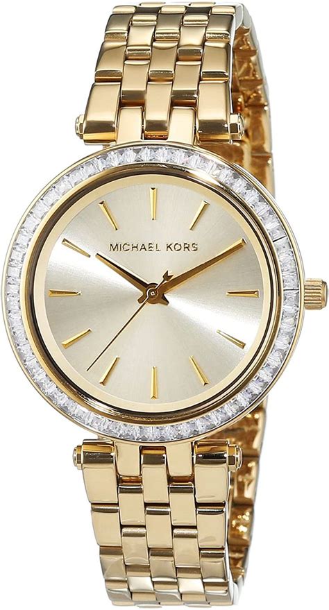 Michael Kors Darci Uhr für Damen, Quarzwerk mit Edelstahl